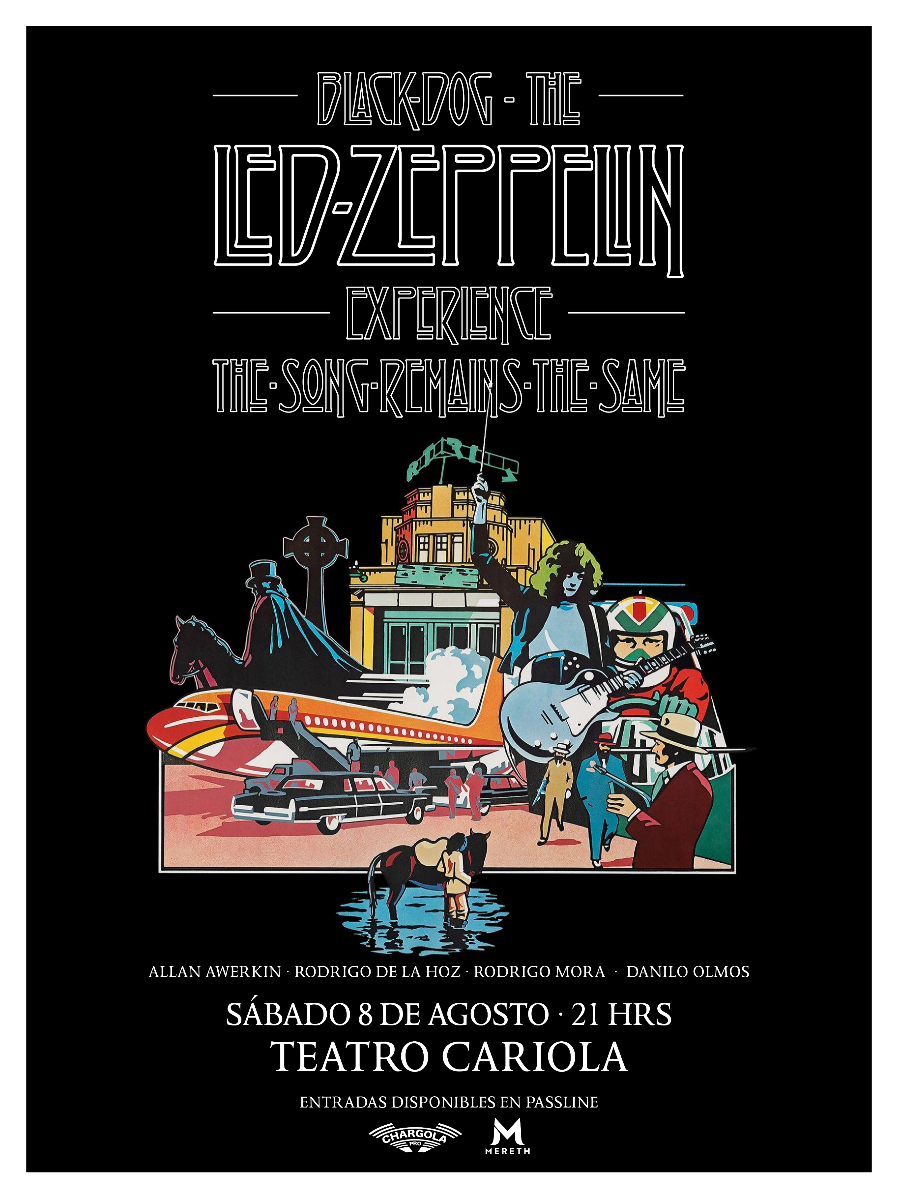 Black Dog: The Led Zeppelin Experience se presentará en el Teatro Cariola
